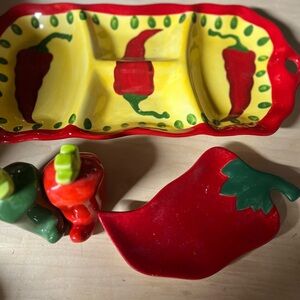 Chili peppers kitchen decor